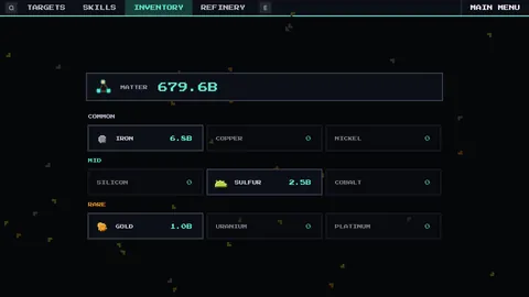 The Inventory tab in the Nest